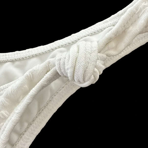 NWT Out From Under Urban Outfitters Small Knotted High Leg Bikini Bottoms Swim S - Picture 2 of 5